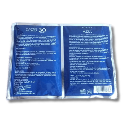 Nekane Duo Polvo y Decolorante Azul 30 vol.