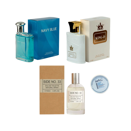 Set De 3 Perfumes Caballero + Regalo