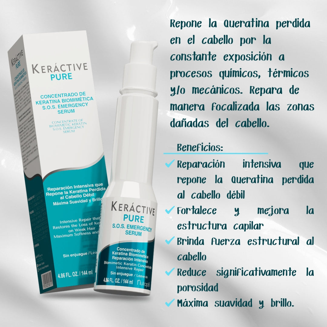 Nutrapel Rescate Capilar Keractive Pure+ Keractive 911