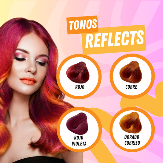 Pack Tintes Kuul Reflects x8 + Peróxido ¡Gratis!