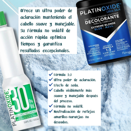 Rubio Seguro Duo Platinoxide + 12 Plex + Matizante Morado