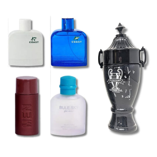 Set SUPRA con 5 Fragancias Caballero EBC y FC