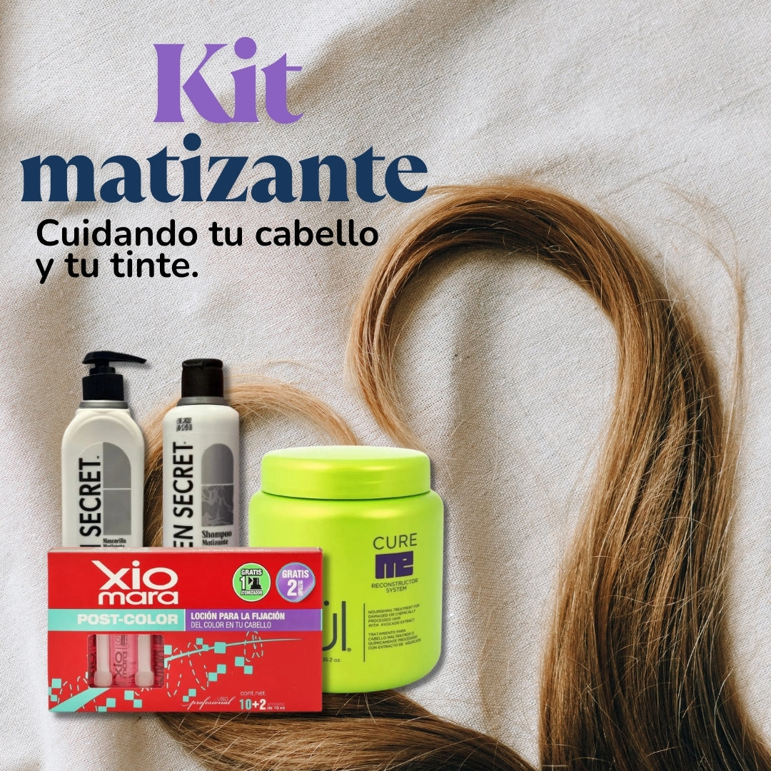 Kit Open Secret Kuul Postcoloración + Reparación + Matizante