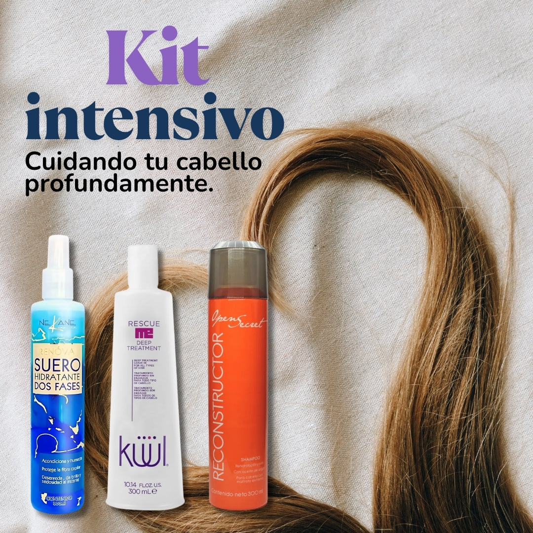 Kit Mix Hidratación Profunda y Protección Total Kuul, Nekane y Open Secret