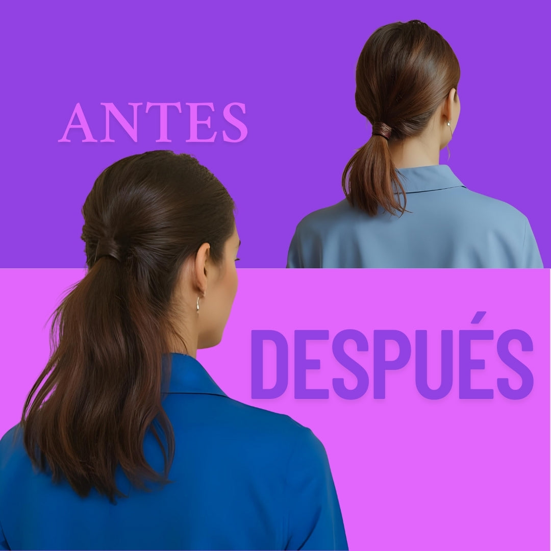 Chongo Postizo Doble Vista Mediano Mist Fashion Castaño Rubio Tono 8