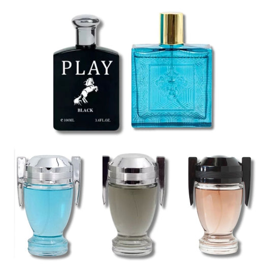 Set Ferrari 5 Fragancias Caballero EBC y FC