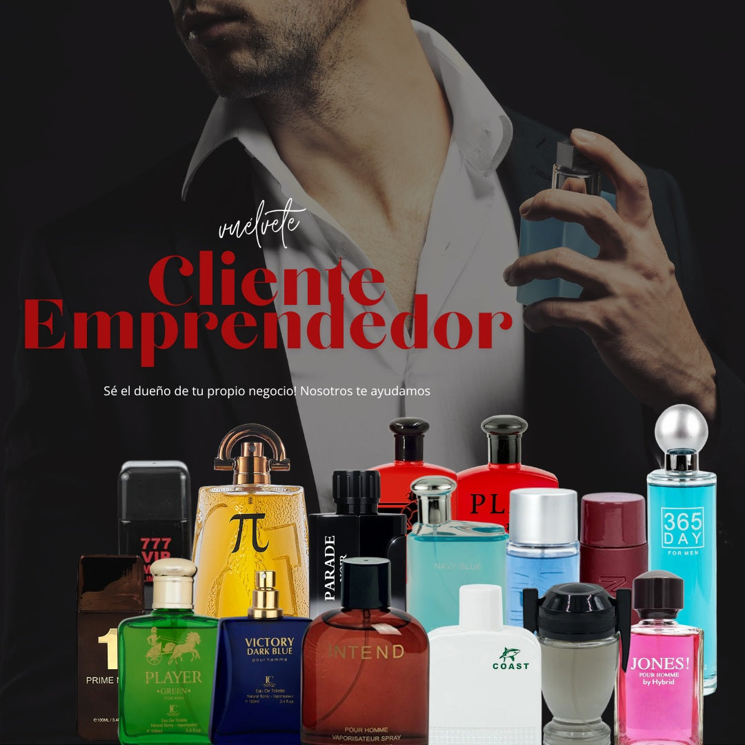 Lote 42 Perfumes EBC Dama y Caballero + 8 probadores Cliente Emprendedor