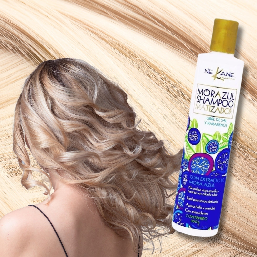 Nekane Shampoo Mora Azul Matizante Sin Sal