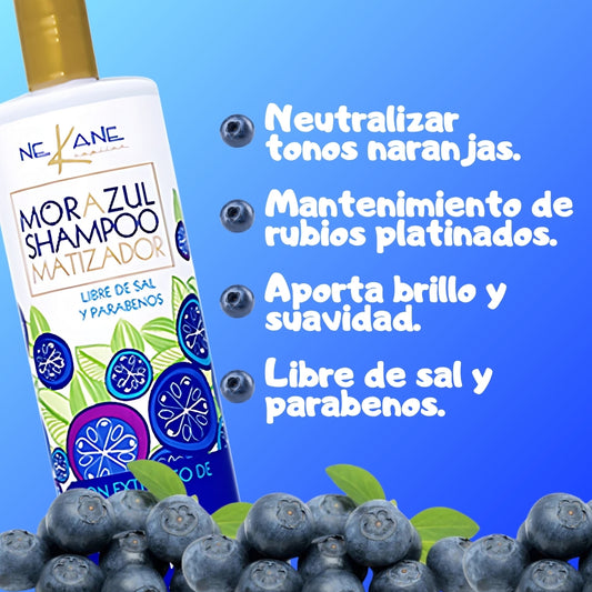 Kit Decoloración Canas Pro Nekane + 2 KuulPlex y 2 Ablandador de canas+ Matizantes Shampoo y Mascarilla