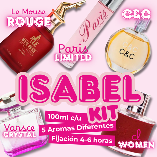 Set Isabel 5 Fragancias EBC y FC