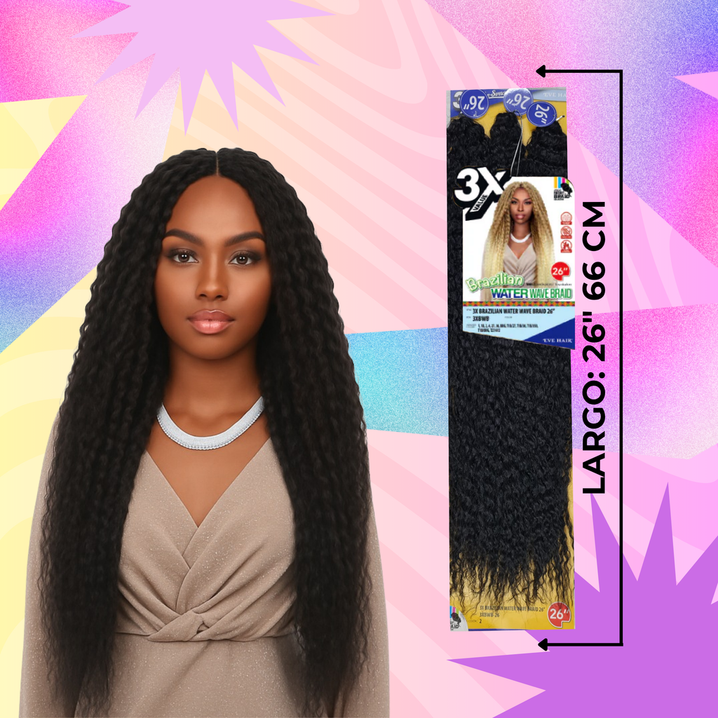 3X Brazilian Water Wave Braid 26" / Tono 2