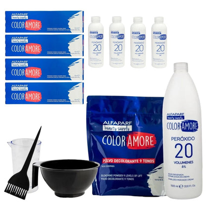 Pack de-coloración en casa con COLOR AMORE