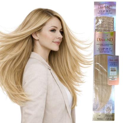 Extension Clip In 7 Cabello 100% Humano Remy 18"