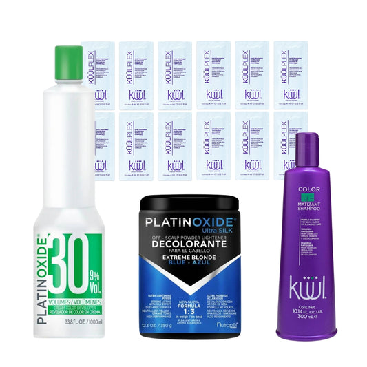 Rubio Seguro Duo Platinoxide + 12 Plex + Matizante Morado