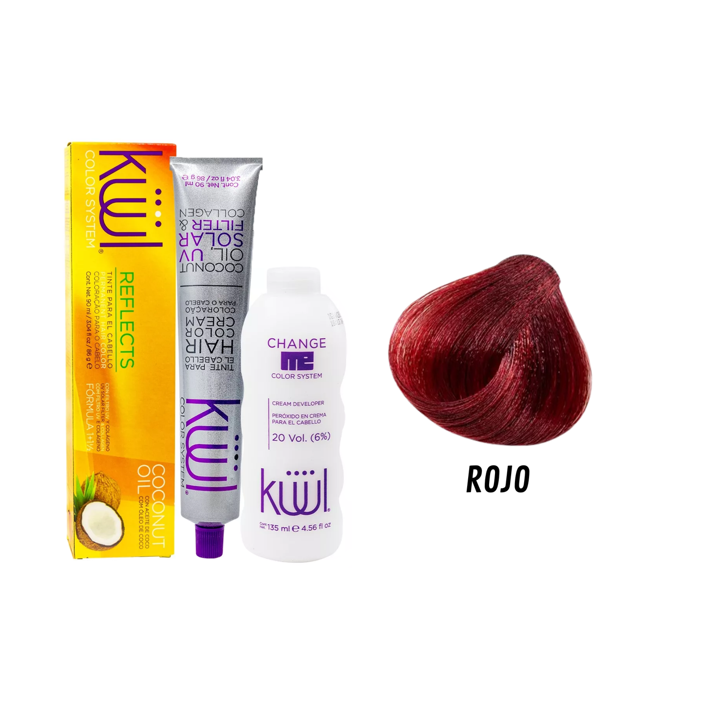 Pack Tintes Kuul Reflects x8 + Peróxido ¡Gratis!