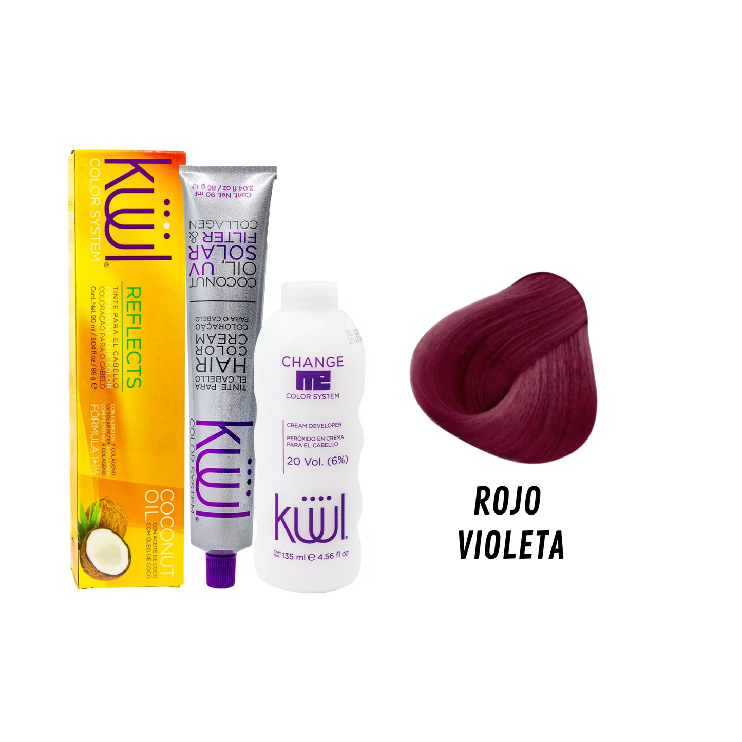 Pack Tintes Kuul Reflects x8 + Peróxido ¡Gratis!