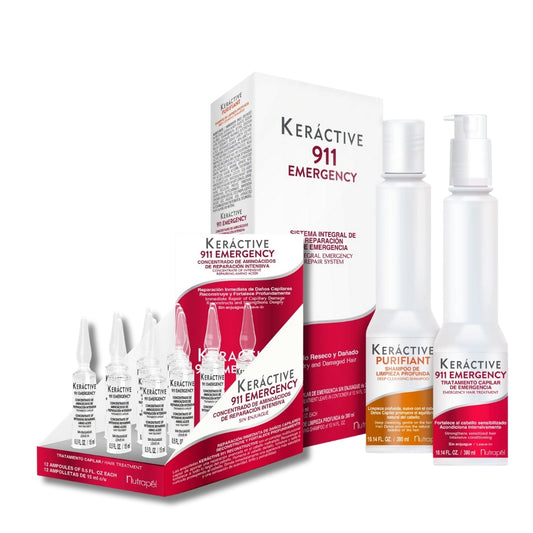 Tratamiento Intensivo Capilar Kit Nutrapel Keractive 911