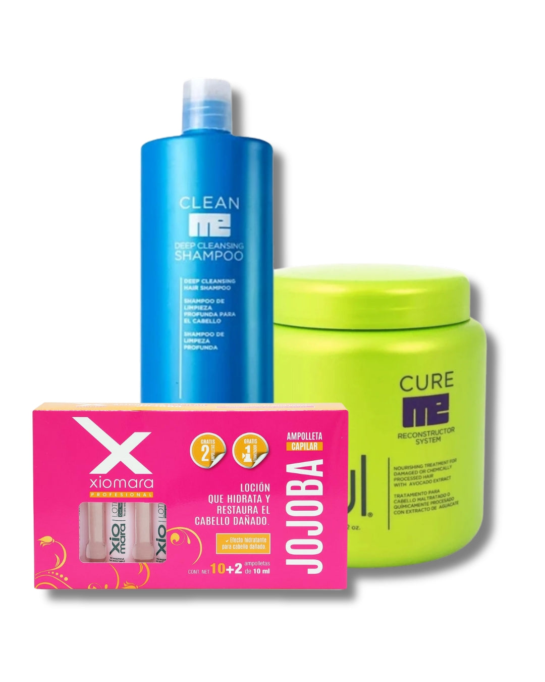 Kit Kuul Cuidado y tratamiento tarro 1kg Shampoo 1L y 12 ampolletas gratis xiomara