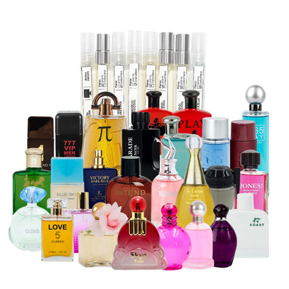 Lote 42 Perfumes EBC Dama y Caballero + 8 probadores Cliente Emprendedor