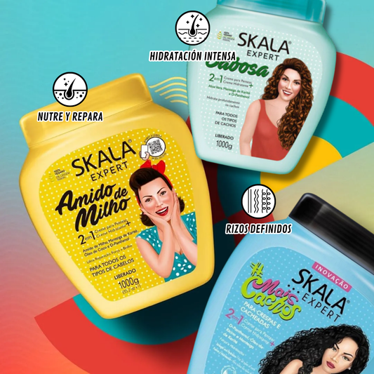Pack Mascarilla Skala 2 En 1 | 12 Piezas Variadas