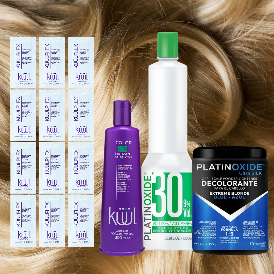 Rubio Seguro Duo Platinoxide + 12 Plex + Matizante Morado
