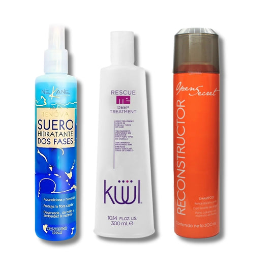 Kit Mix Hidratación Profunda y Protección Total Kuul, Nekane y Open Secret