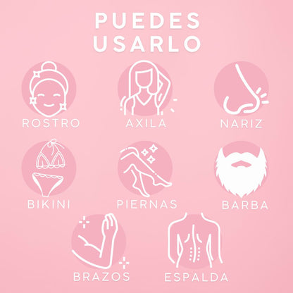 Set De Depilación Personal Passini Y Exfoliante Pink Up