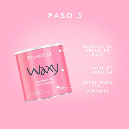 Set De Depilación Personal Passini Y Exfoliante Pink Up