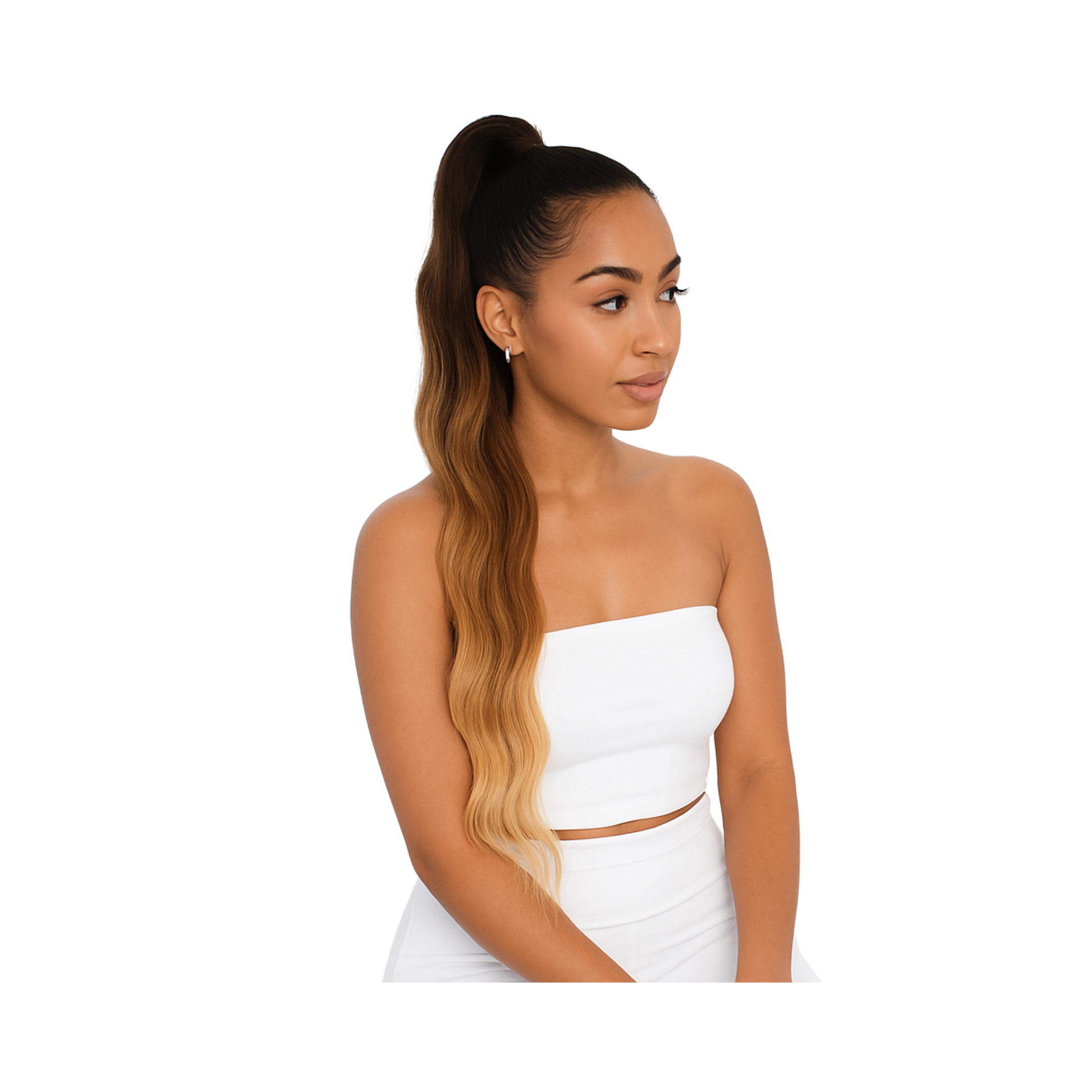 Ponytail Weave Malaysian Wave 18" / Tono T1B/27