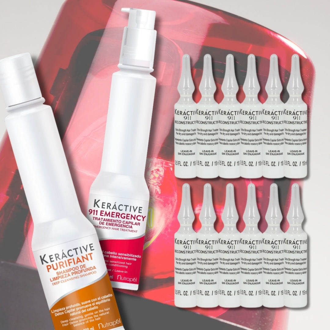 Tratamiento Intensivo Capilar Kit Nutrapel Keractive 911