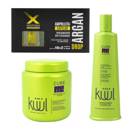 Kit KUUL Reconstrucción Para Cabello Procesado y Dañado