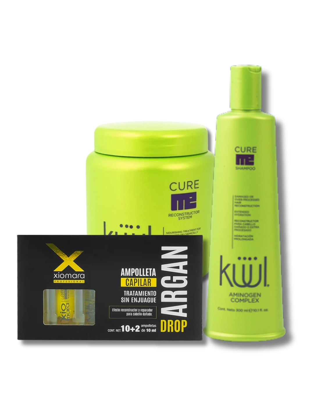 Kit KUUL Reconstrucción para Cabello Procesado y Dañado