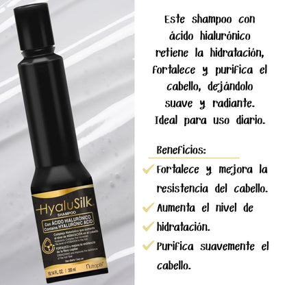 Nutrapel Mega Kit Hyalusilk Ácido Hialurónico Cabello Seco