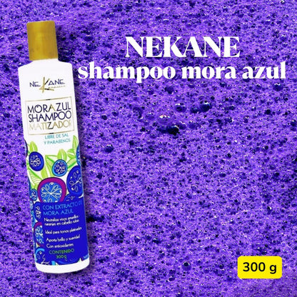 Nekane Shampoo Mora Azul Matizante Sin Sal