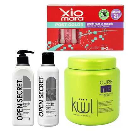 Kit Open Secret Kuul Postcoloración | Reparación + Matizante