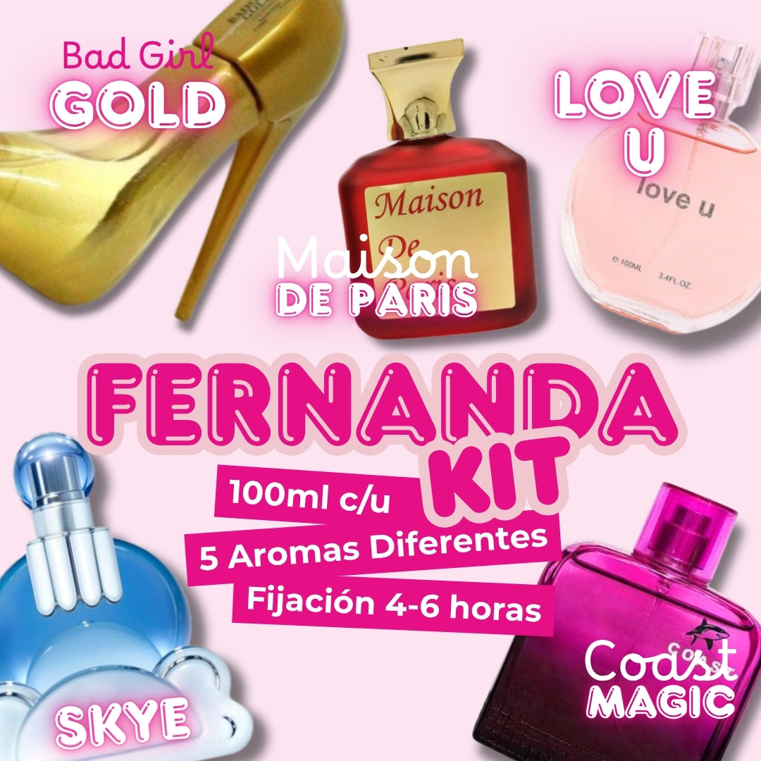 Set Fernanda 5 Fragancias EBC y FC